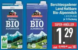 E-Center Berchtesgadener Land Haltbare Bio-Alpenmilch Angebot