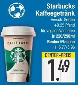 E-Center Starbucks Kaffeegetränk Angebot
