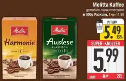 E-Center Melitta Kaffee Angebot
