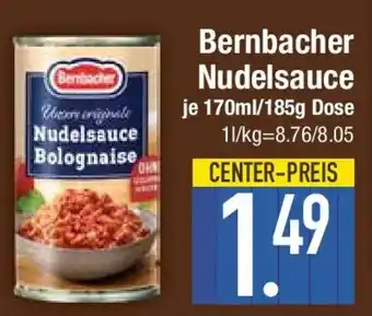 E-Center Bernbacher Nudelsauce Angebot