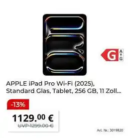 MediaMarkt APPLE iPad Pro Wi-Fi (2025) Angebot