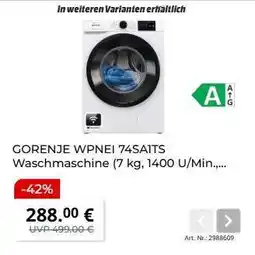 MediaMarkt GORENJE WPNEI 74SAITS Angebot