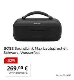 MediaMarkt BOSE SoundLink Max Lautsprecher Angebot