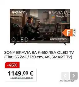 MediaMarkt SONY BRAVIA 8A K-55XR8A OLED TV Angebot