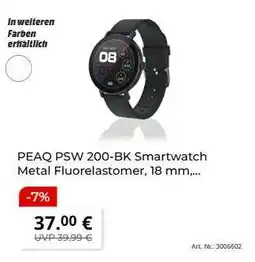 MediaMarkt PEAQ PSW 200-BK Smartwatch Angebot