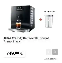 MediaMarkt JURA C9 (EA) Kaffeevollautomat Piano Black Angebot