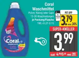 E-Center Coral Waschmittel Angebot