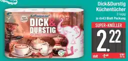 E-Center Dick&Durstig Küchentücher Angebot