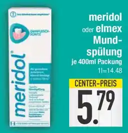 E-Center meridol oder elmex Mundspülung Angebot