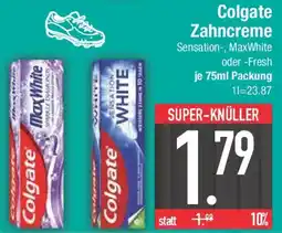 E-Center Colgate Zahncreme Angebot