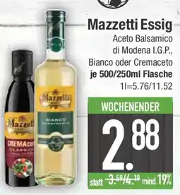 E-Center Mazzetti Essig Angebot