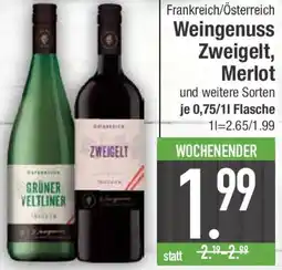 E-Center Weingenuss Zweigelt, Merlot Angebot