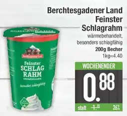 E-Center Berchtesgadener Land Feinster Schlagrahm Angebot