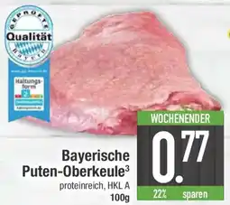 E-Center Bayerische Puten-Oberkeule Angebot