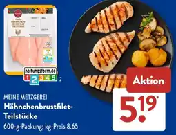 Aldi Süd Meine metzgerei hähnchenbrustfilet teilstücke Angebot