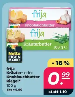 Netto Frija kräuterbutter riegel Angebot