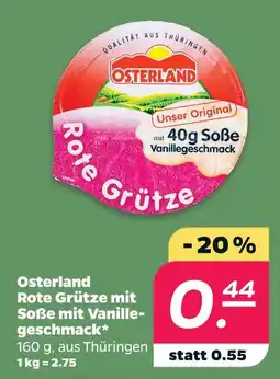 Netto Osterland rote grütze mit soße Angebot