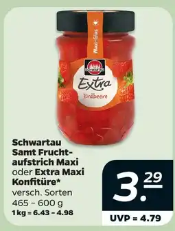 Netto Schwartau samt fruchtaufstrich maxi Angebot