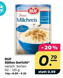 Netto Ruf süßes gericht Angebot