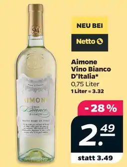 Netto Aimoine vino bianco d’italia Angebot