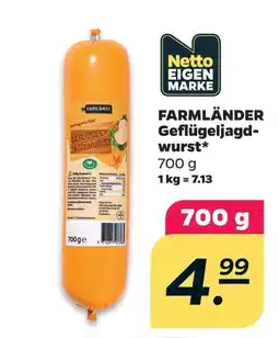 Netto Farmländer farmländer geflügeljagdwurst Angebot