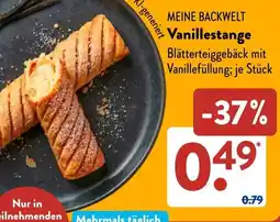 Aldi Süd Meine backwelt vanillestange Angebot