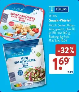 Aldi Süd Lyttos snack-würfel Angebot