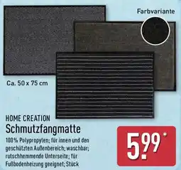 Aldi Nord HOME CREATION Schmutzfangmatte Angebot