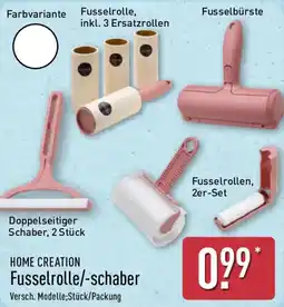 Aldi Nord HOME CREATION Fusselrolle/-schaber Angebot