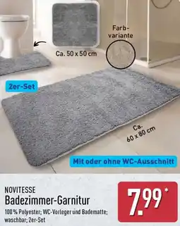Aldi Nord NOVITESSE Badezimmer-Garnitur Angebot