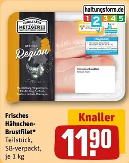 REWE Frische Hähnchen-Brustfilet Angebot