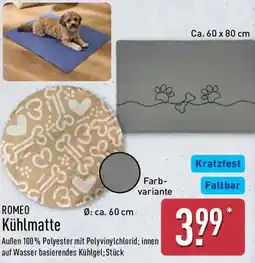 Aldi Nord ROMEO Kühlmatte Angebot