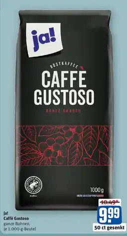 REWE ja! Caffè Gustoso Angebot