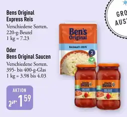 Galeria Markthalle Ben's Original Express Reis oder Bens Original Saucen Angebot