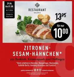 Galeria Markthalle Zitronen-sesam-hähnchen Angebot