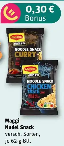 REWE Maggi Nudel Snack Angebot