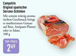 Galeria Markthalle Campofrio Original spanischer Serrano-Schinken Angebot