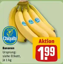 REWE Chiquita Bananen Angebot