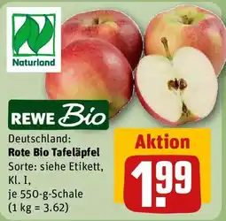 REWE REWE Bio Rote Tafeläpfel Angebot