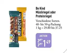 Galeria Markthalle Be Kind Müsliriegel oder Proteinriegel Angebot