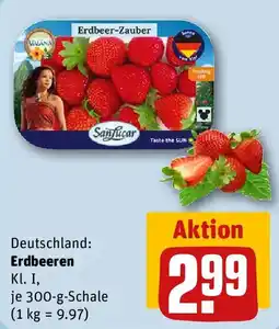 REWE SanLucar Erdbeeren Angebot