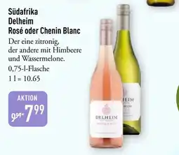 Galeria Markthalle Südafrika Delheim Rosé oder Chenin Blanc Angebot