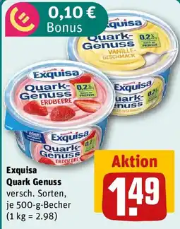 REWE Exquisa Quark Genuss Angebot