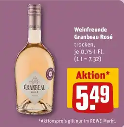REWE Weinfreunde Granbeau Rosé Angebot