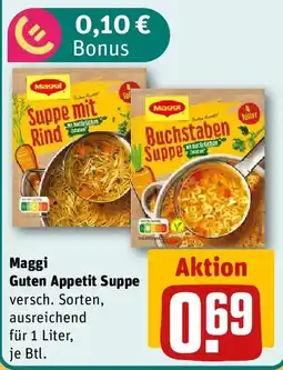 REWE Maggi Guten Appetit Suppe Angebot