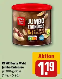 REWE REWE Beste Wahl Jumbo Erdnüsse Angebot