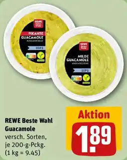 REWE REWE Beste Wahl Guacamole Angebot