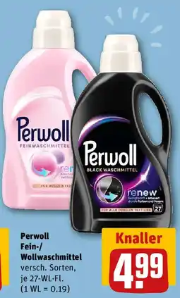 REWE Perwoll Fein-/ Wollwaschmittel Angebot