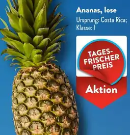 Aldi Süd Ananas, lose Angebot