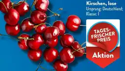 Aldi Süd Kirschen, lose Angebot
